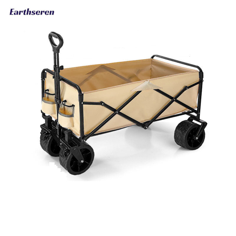 Outdoor camping transport trolley