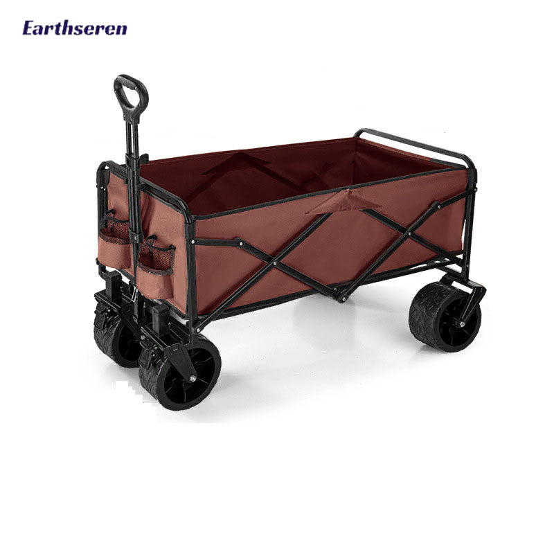 Outdoor camping transport trolley